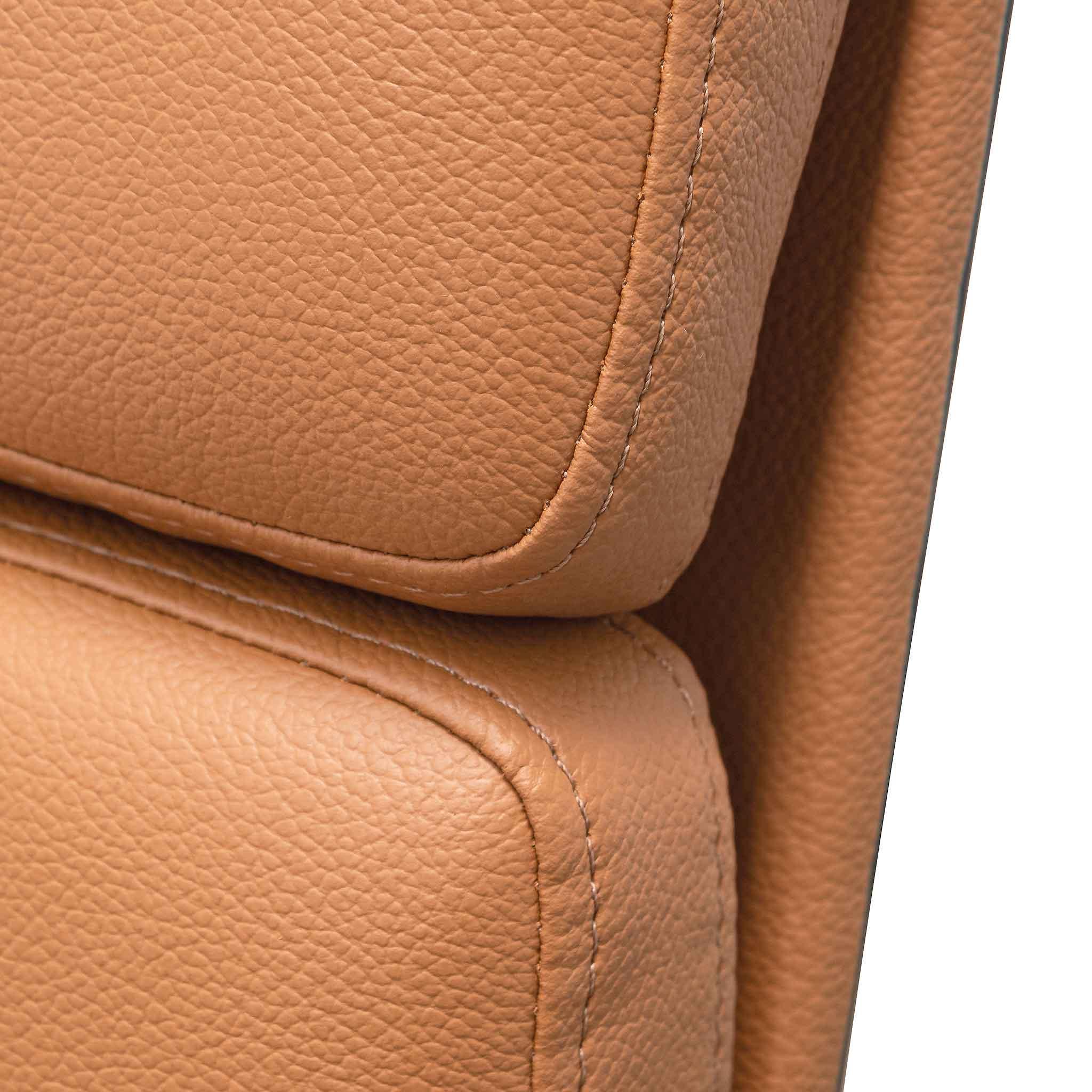 COC6404-YS Low Back Office Chair - Saddle Tan in Black Frame - Furniture Castle
