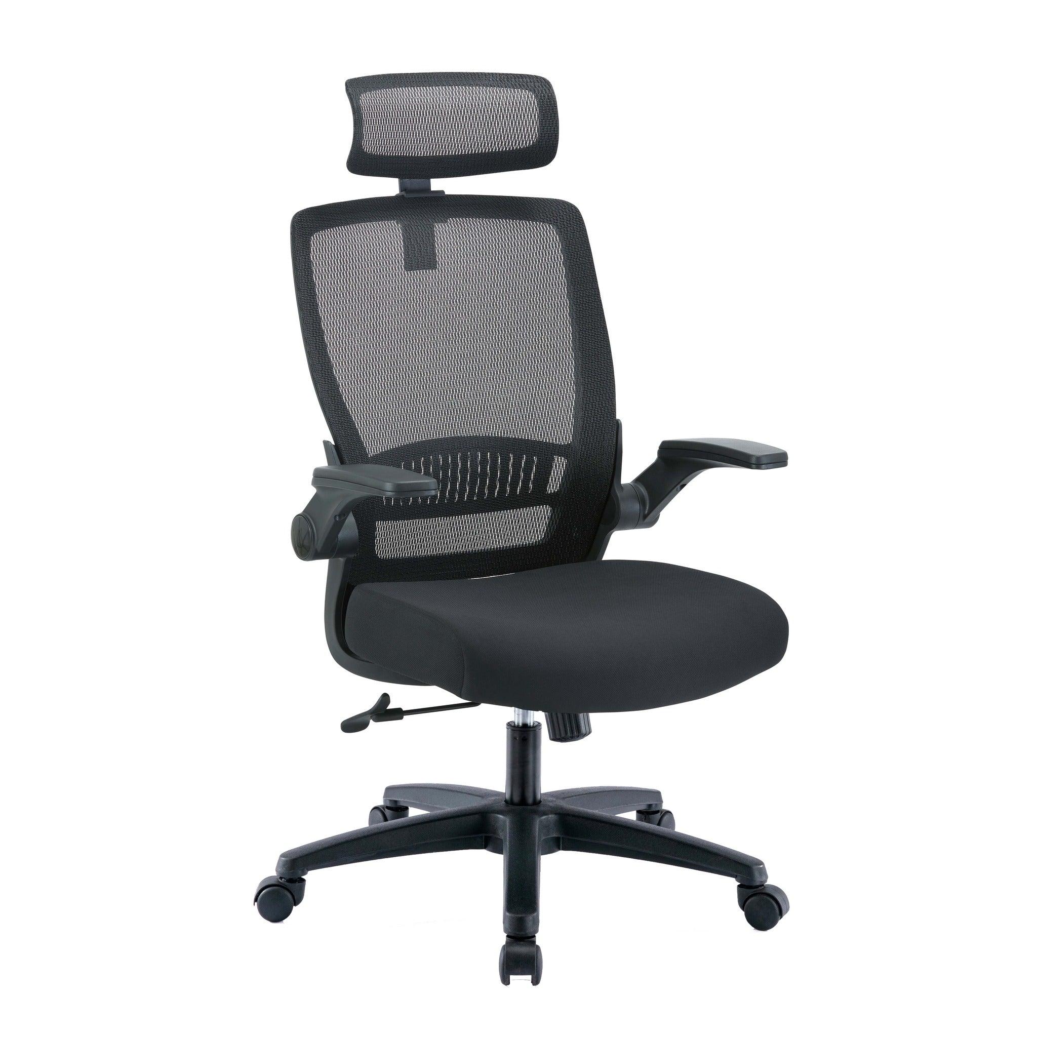 COC8252-UN Mesh Ergonomic Office Chair - Black - Furniture Castle