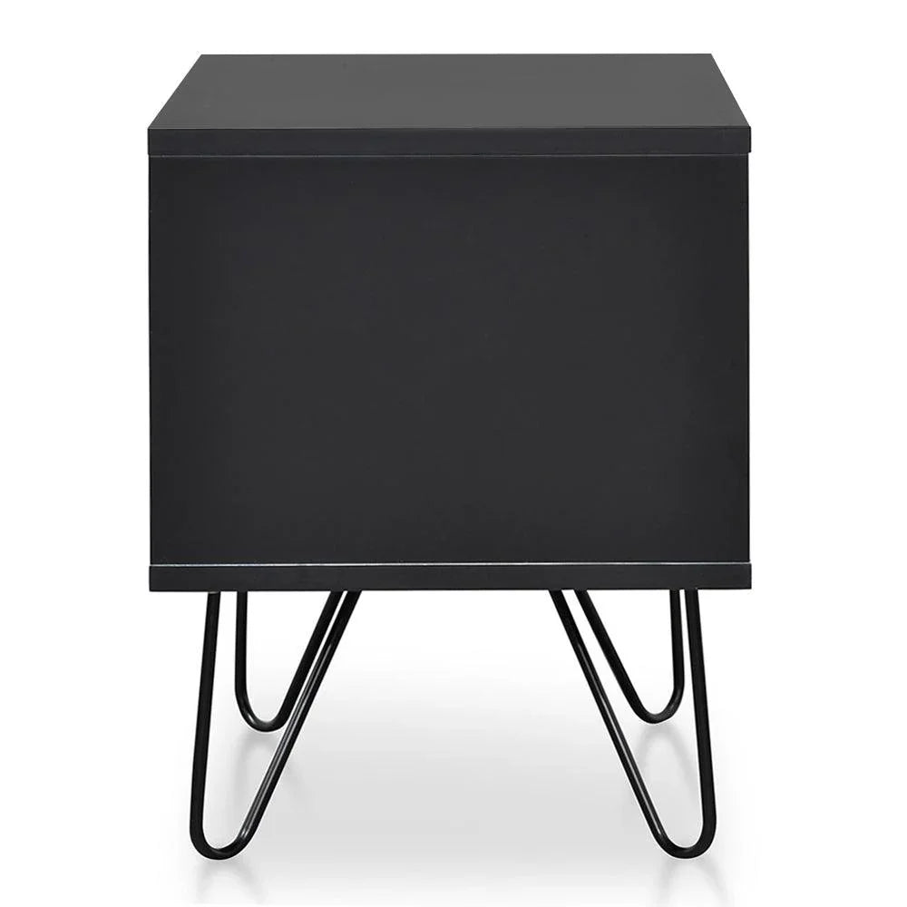CST2127-KD Bedside Table - Black - Furniture Castle