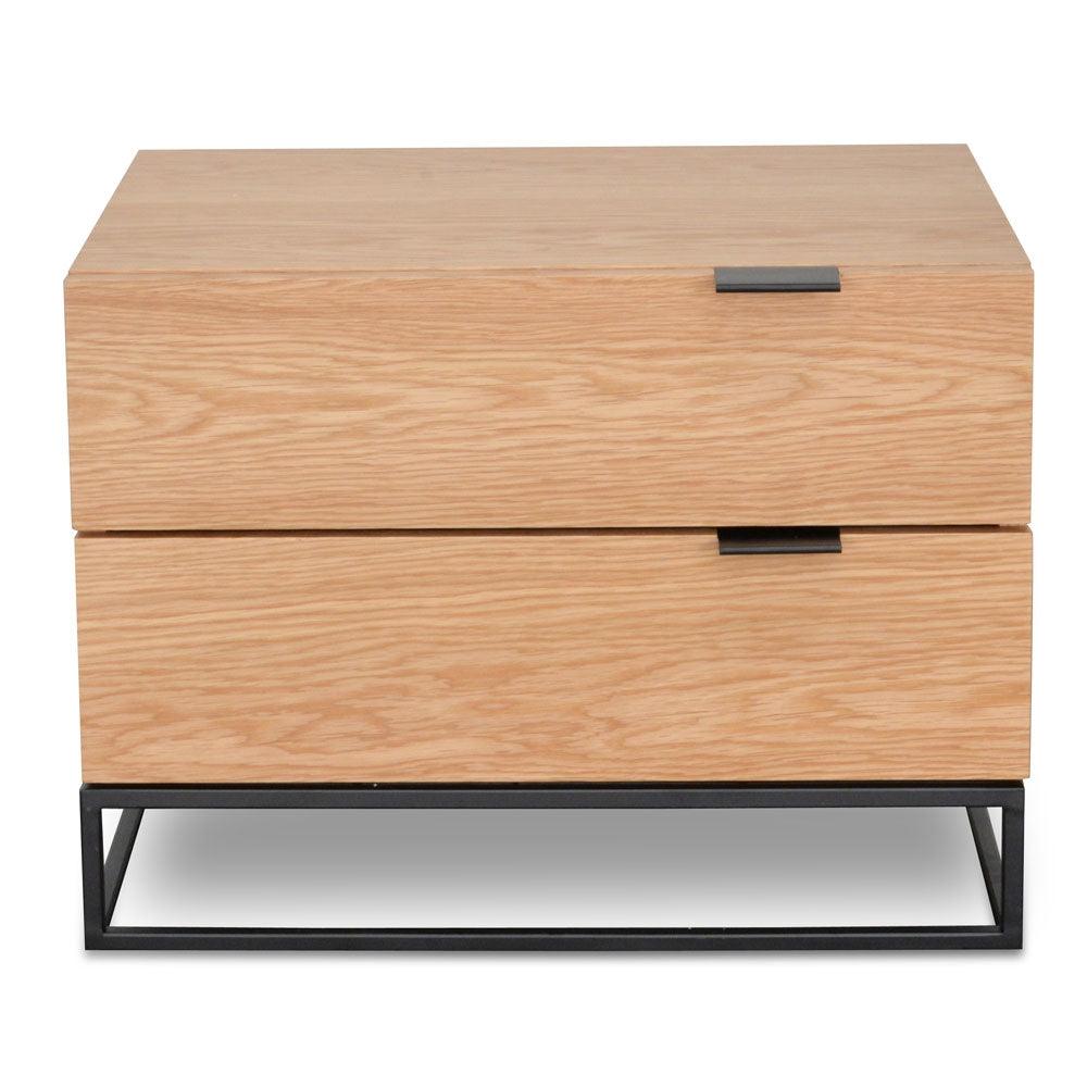 CST2139-CN Bedside Table - Natural Oak - Furniture Castle