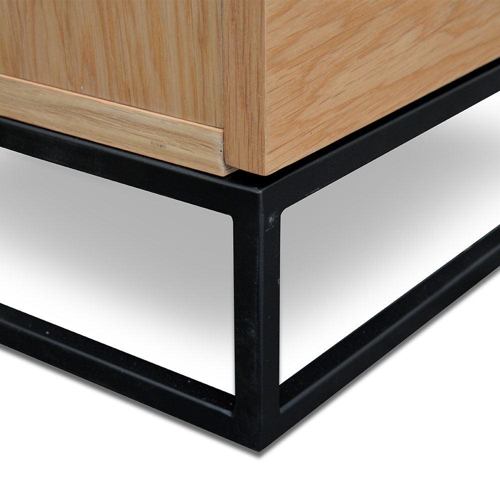 CST2139-CN Bedside Table - Natural Oak - Furniture Castle