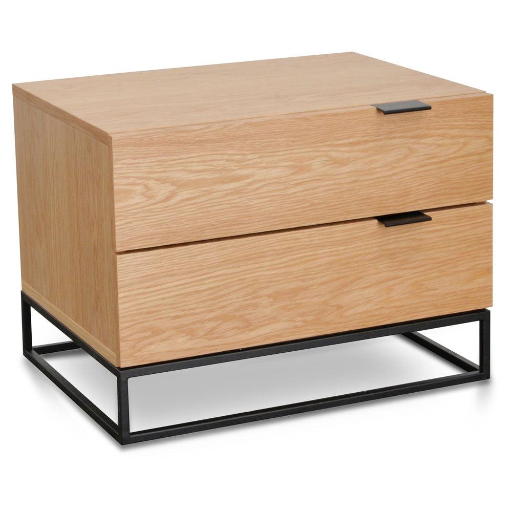 CST2139-CN Bedside Table - Natural Oak - Furniture Castle