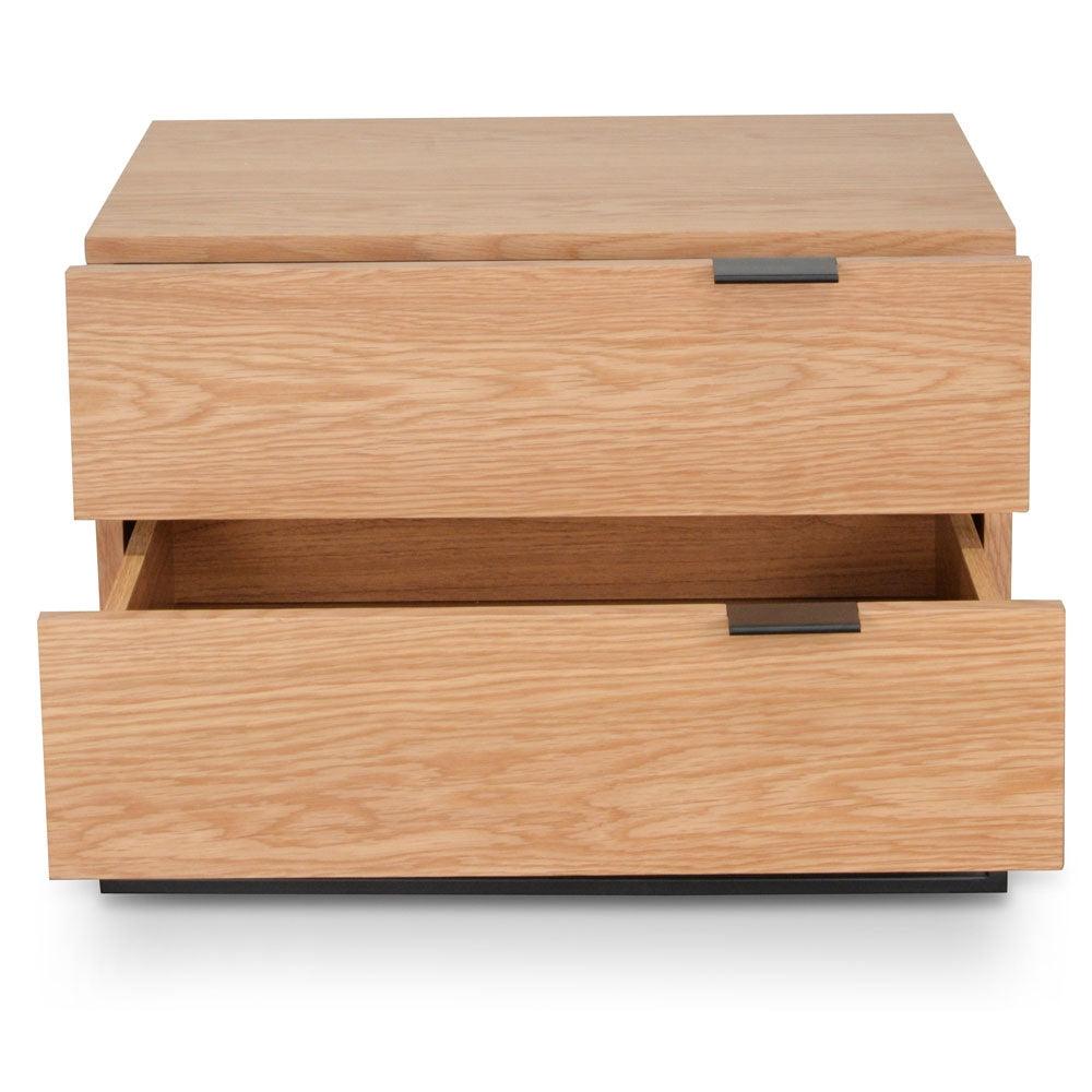 CST2139-CN Bedside Table - Natural Oak - Furniture Castle