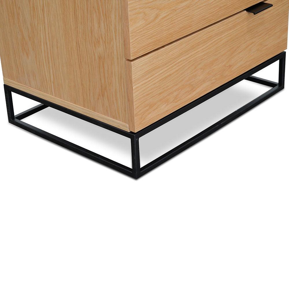 CST2139-CN Bedside Table - Natural Oak - Furniture Castle