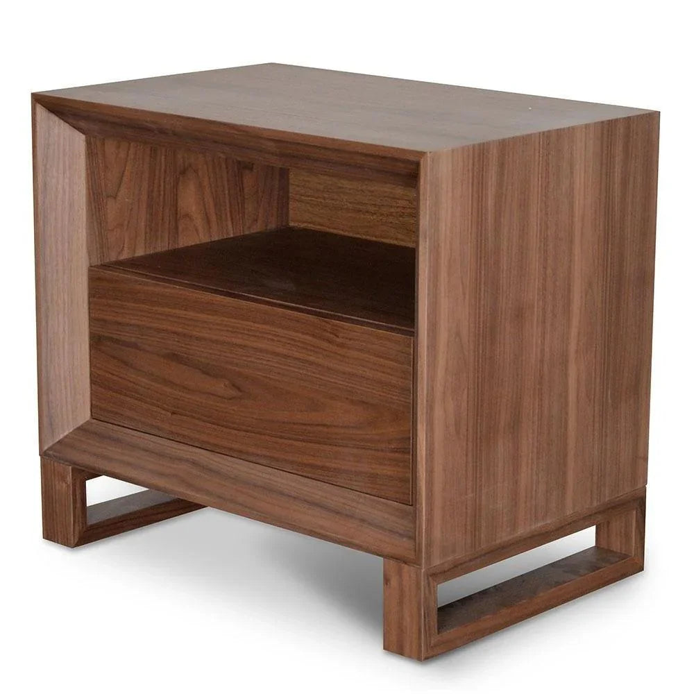 CST2143-CN Bedside Table - Walnut - Furniture Castle