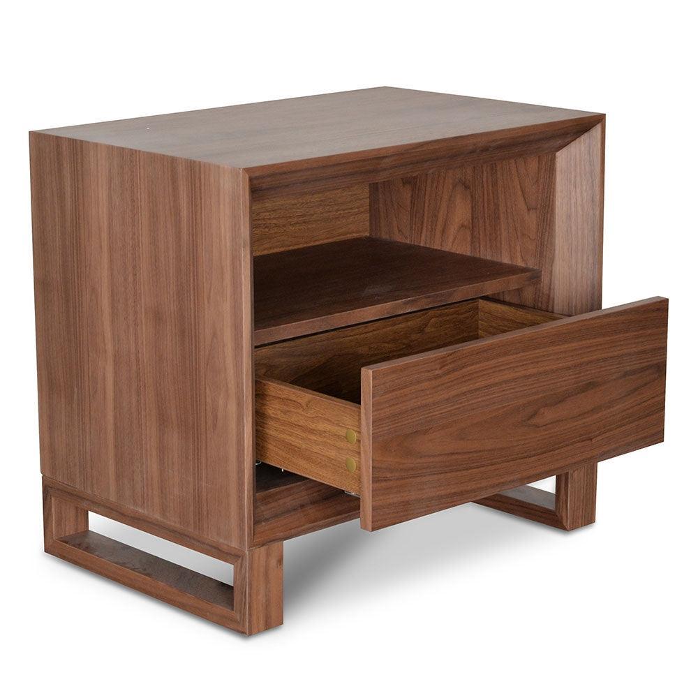CST2143-CN Bedside Table - Walnut - Furniture Castle