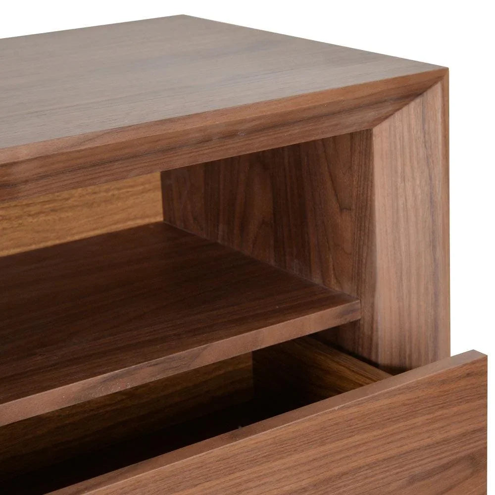 CST2143-CN Bedside Table - Walnut - Furniture Castle