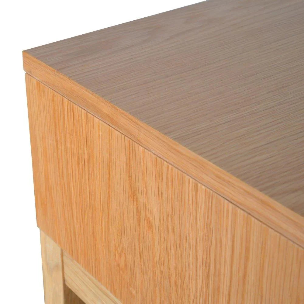 CST2163-CN Bedside Table - Natural Oak - Furniture Castle