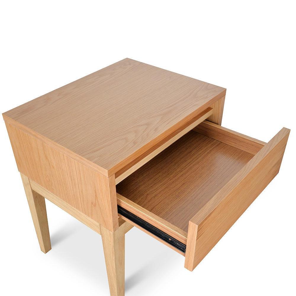 CST2163-CN Bedside Table - Natural Oak - Furniture Castle