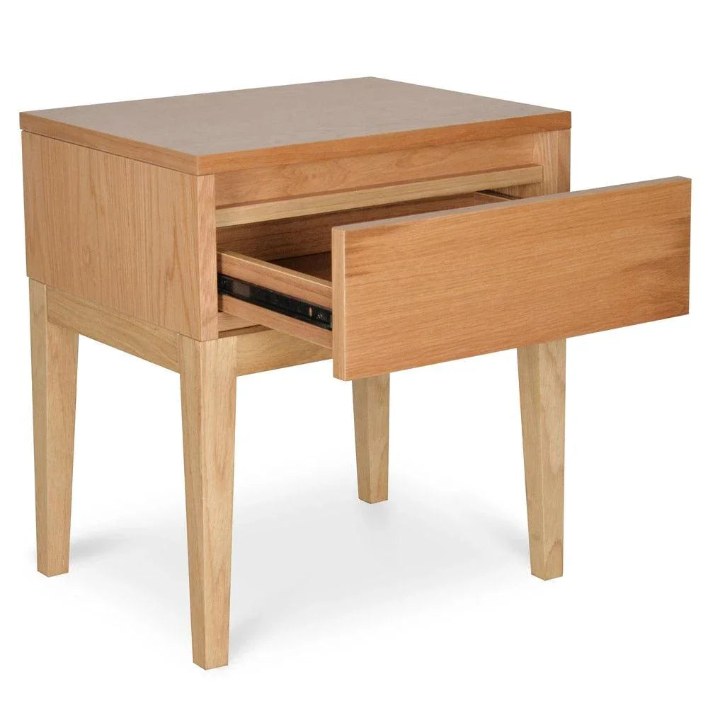 CST2163-CN Bedside Table - Natural Oak - Furniture Castle