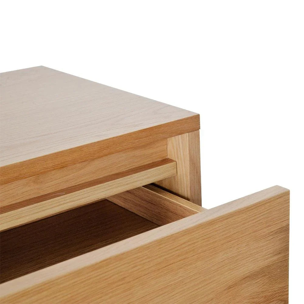 CST2163-CN Bedside Table - Natural Oak - Furniture Castle