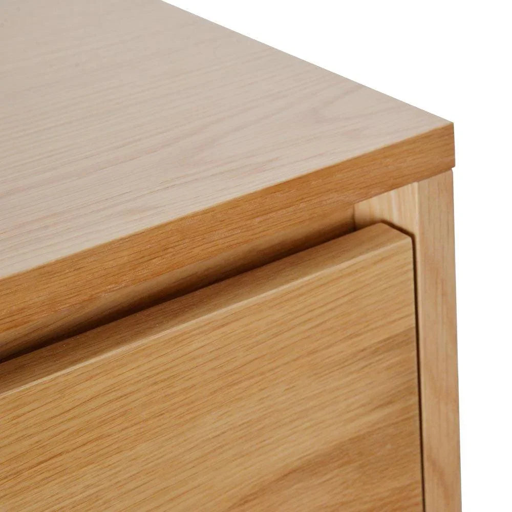 CST2163-CN Bedside Table - Natural Oak - Furniture Castle