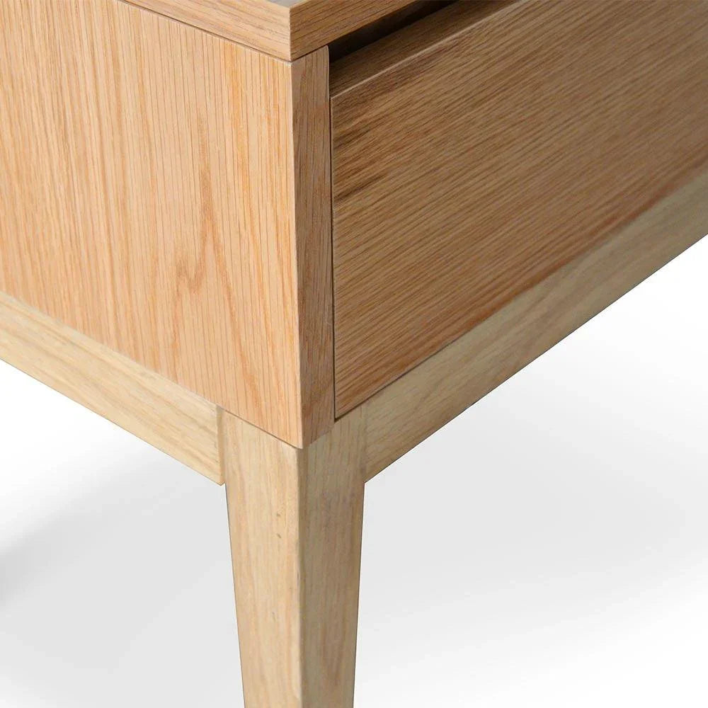CST2163-CN Bedside Table - Natural Oak - Furniture Castle