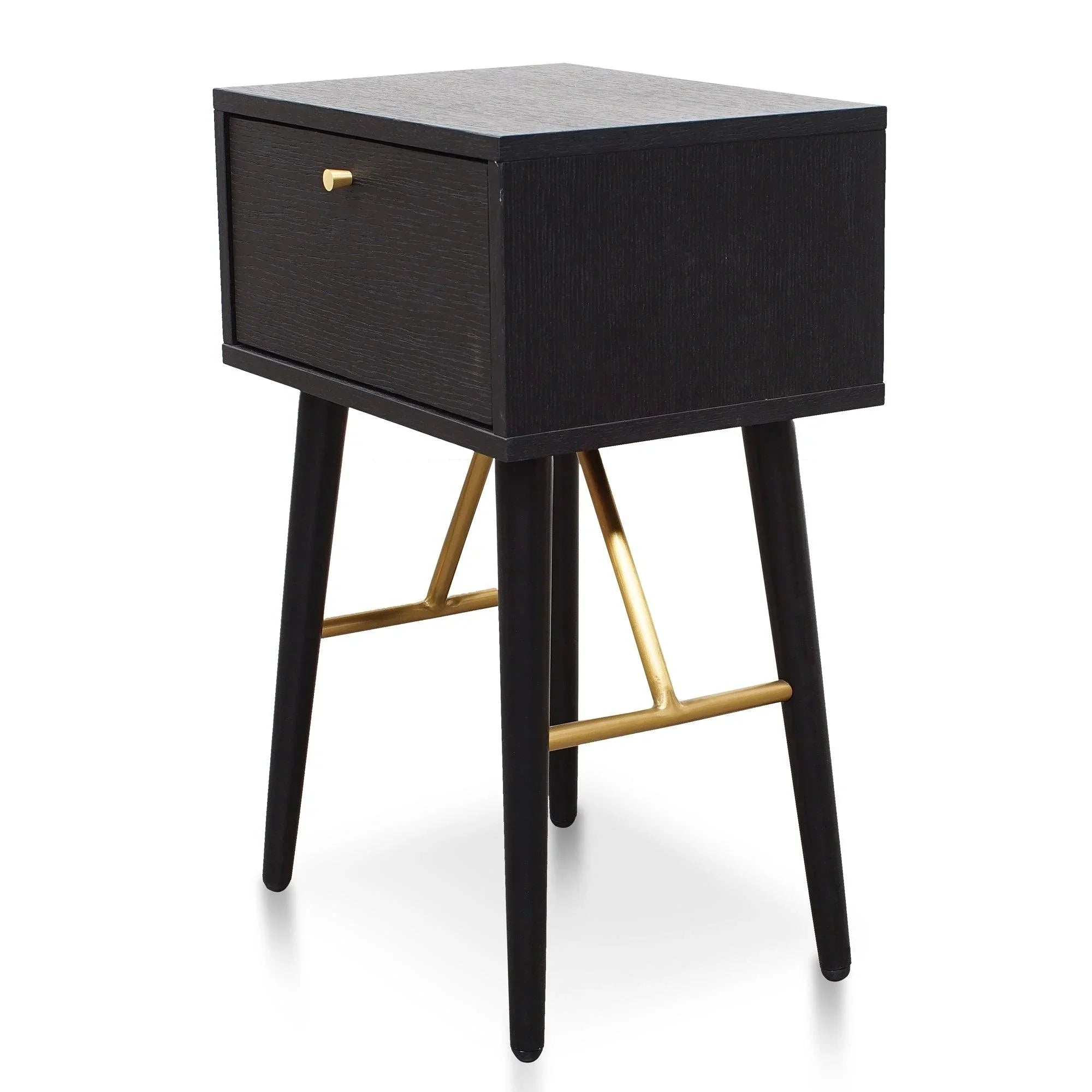 CST2666-DW Bed Side Table - Black - Furniture Castle