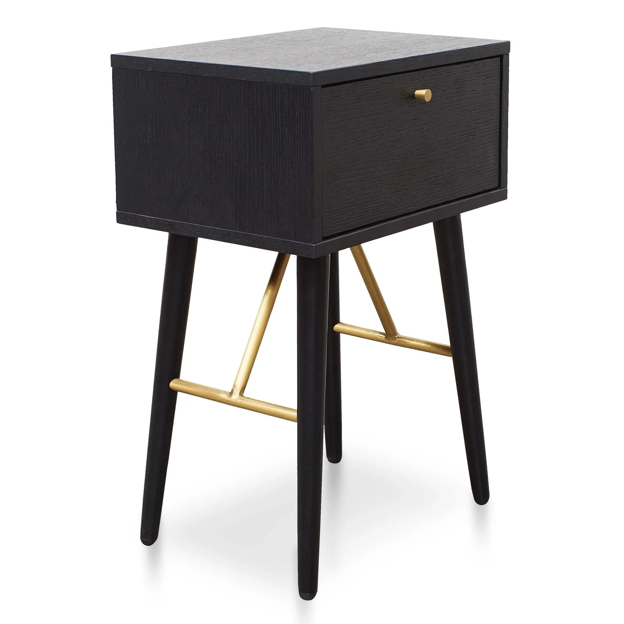 CST2666-DW Bed Side Table - Black - Furniture Castle