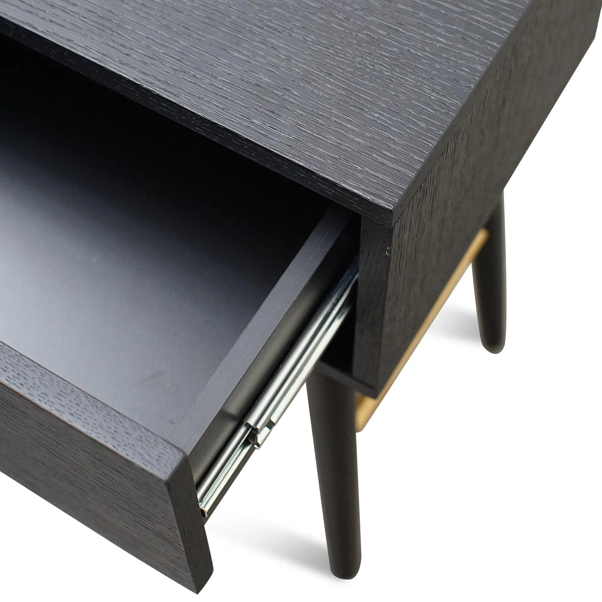CST2666-DW Bed Side Table - Black - Furniture Castle