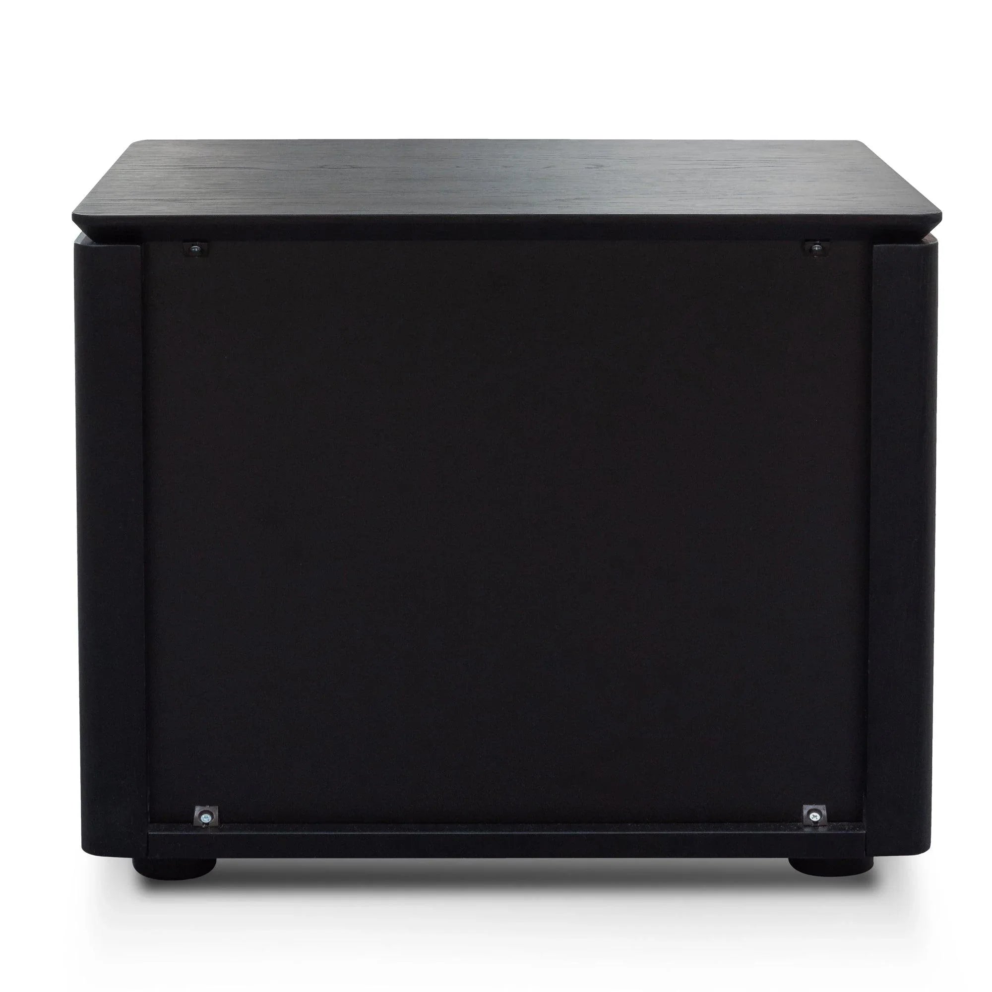CST2844-CN - Bedside Table - Black Oak Veneer - Furniture Castle