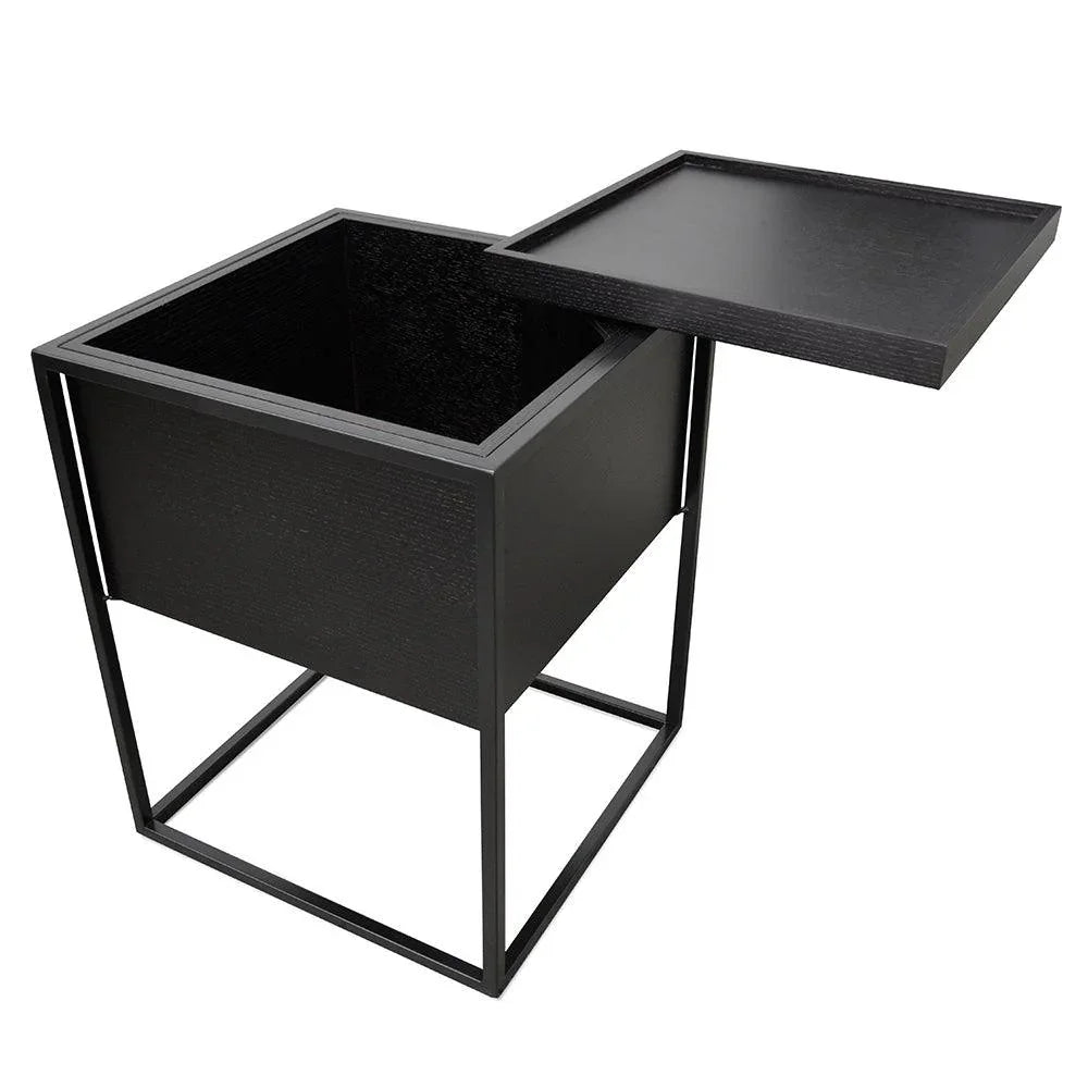 CST315-IG Side Table - Black - Furniture Castle