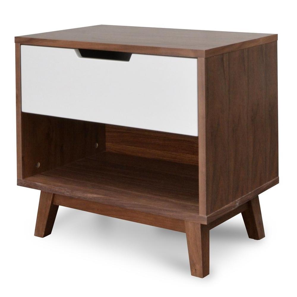 CST341-DW Beside table - walnut - Furniture Castle