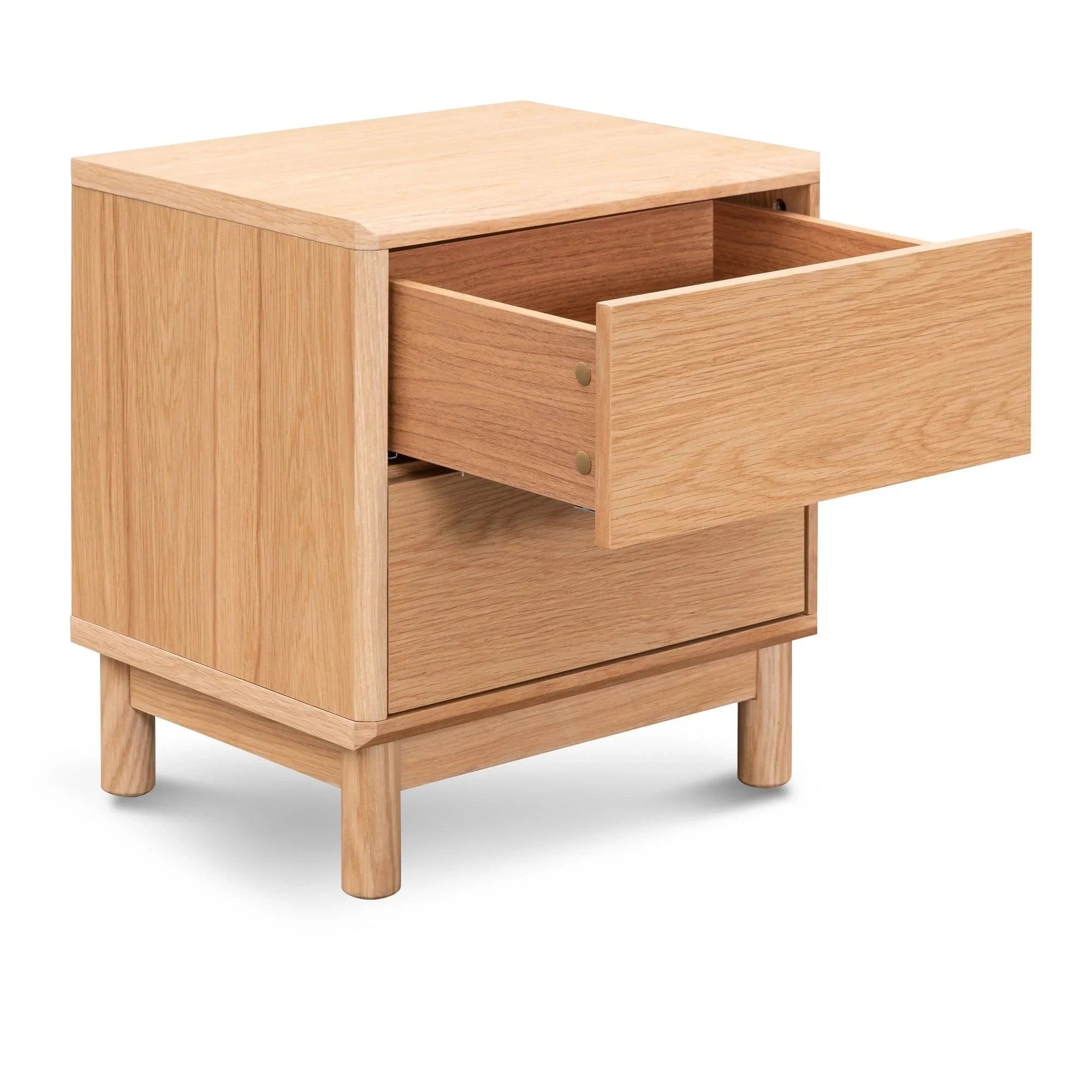 CST6087-CN - Bedside Table - Natural Oak - Furniture Castle