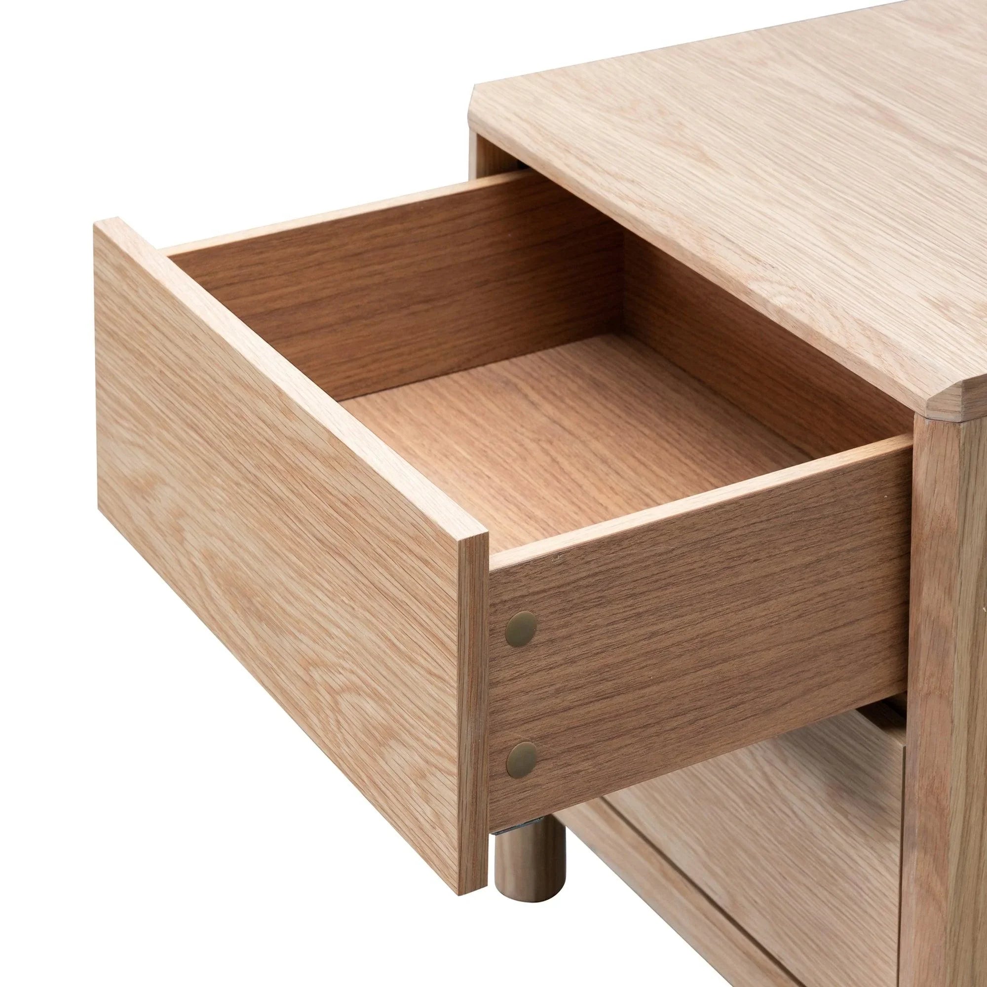 CST6087-CN - Bedside Table - Natural Oak - Furniture Castle