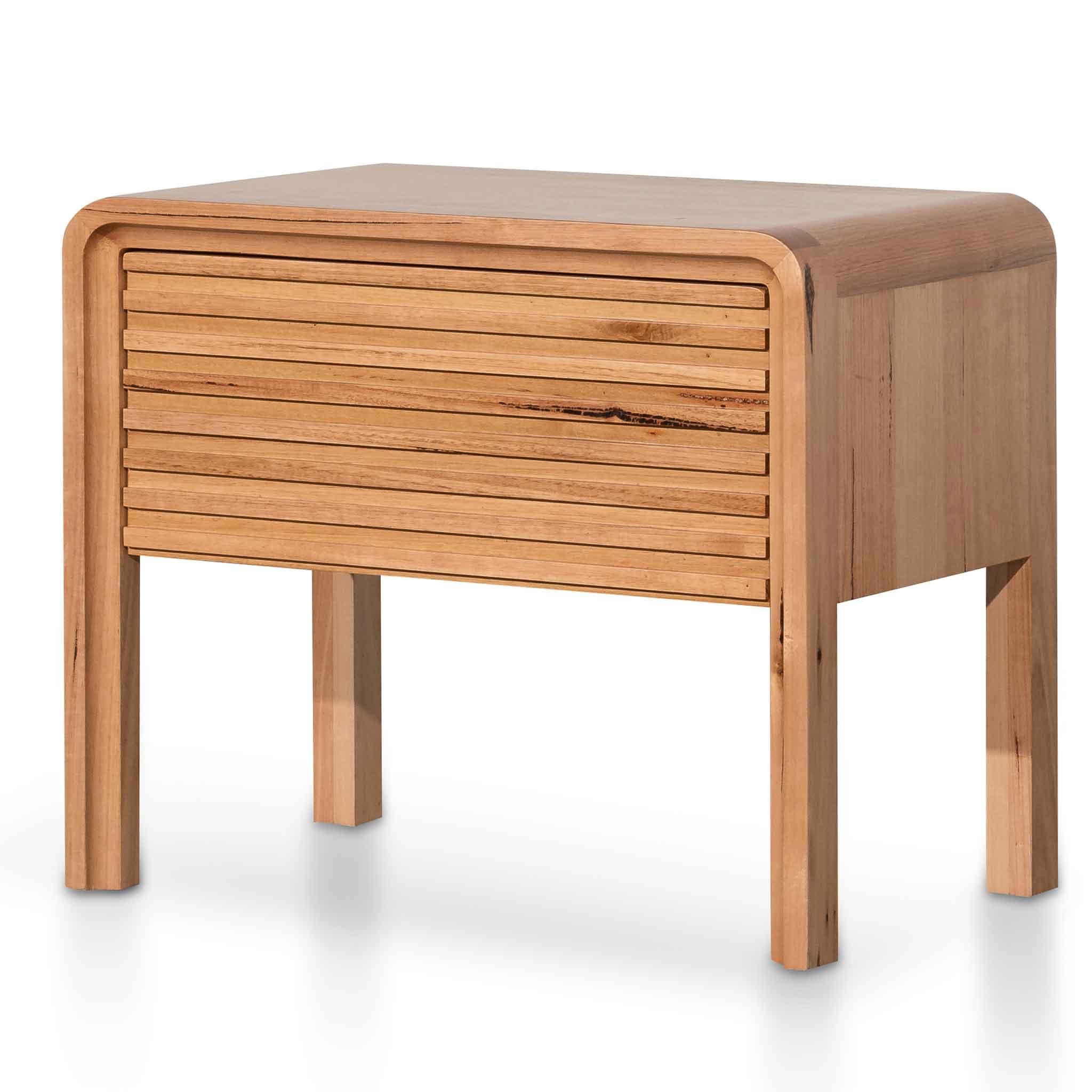 CST6338-AW Single Drawer Bedside Table - Messmate - Furniture Castle