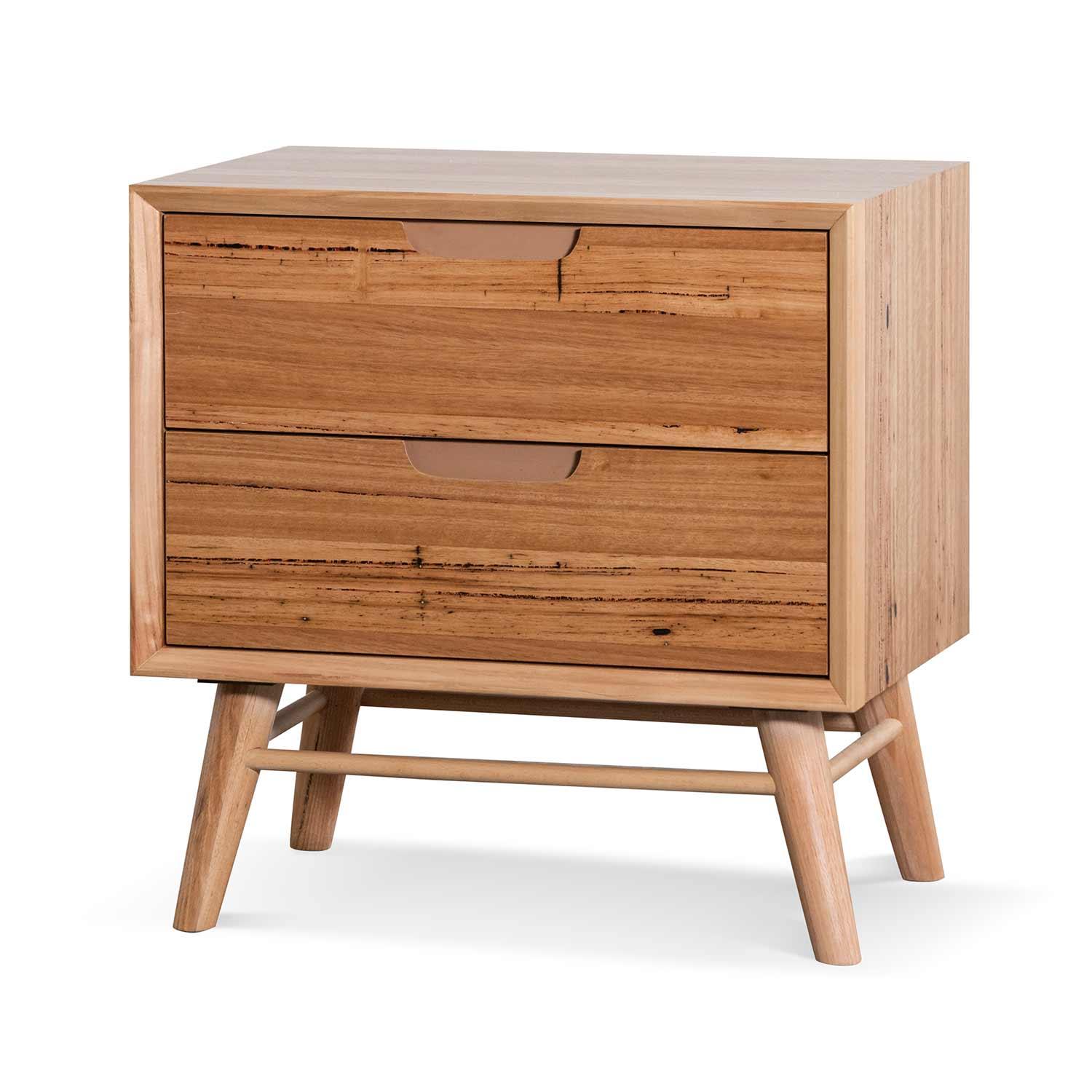 CST6467-AW Bedside Table - Wormy Chestnut - Furniture Castle
