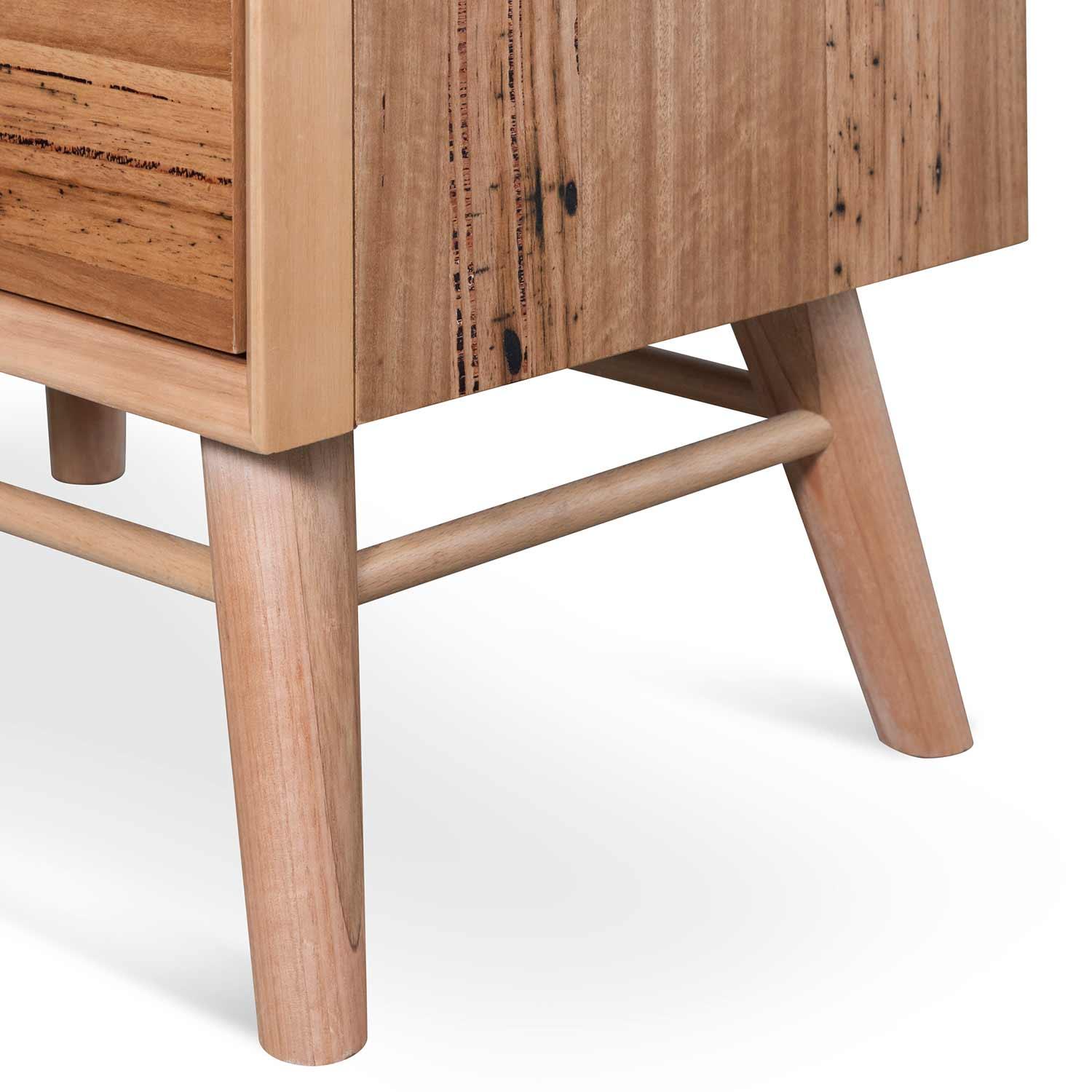 CST6467-AW Bedside Table - Wormy Chestnut - Furniture Castle