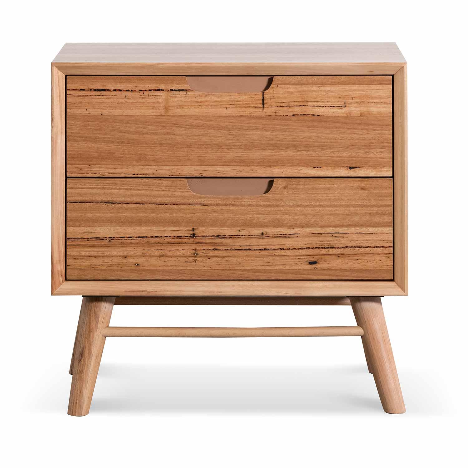 CST6467-AW Bedside Table - Wormy Chestnut - Furniture Castle