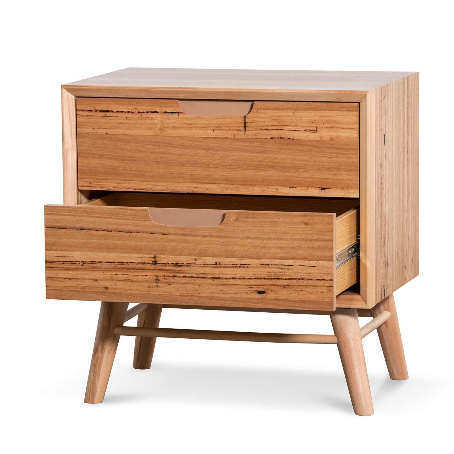 CST6467-AW Bedside Table - Wormy Chestnut - Furniture Castle