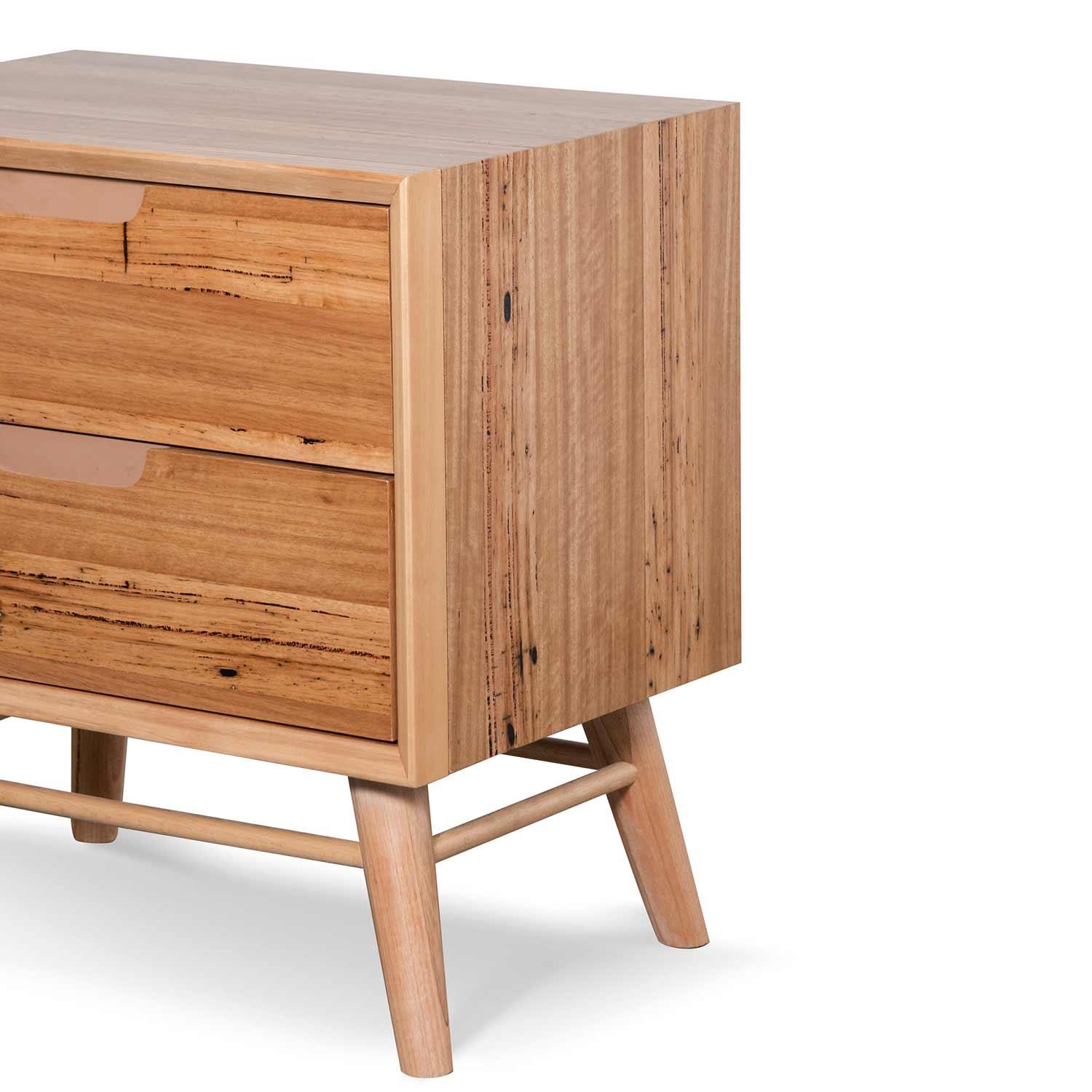 CST6467-AW Bedside Table - Wormy Chestnut - Furniture Castle