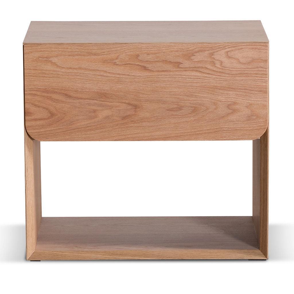 CST6715-CN Oak Bedside Table - Natural - Furniture Castle