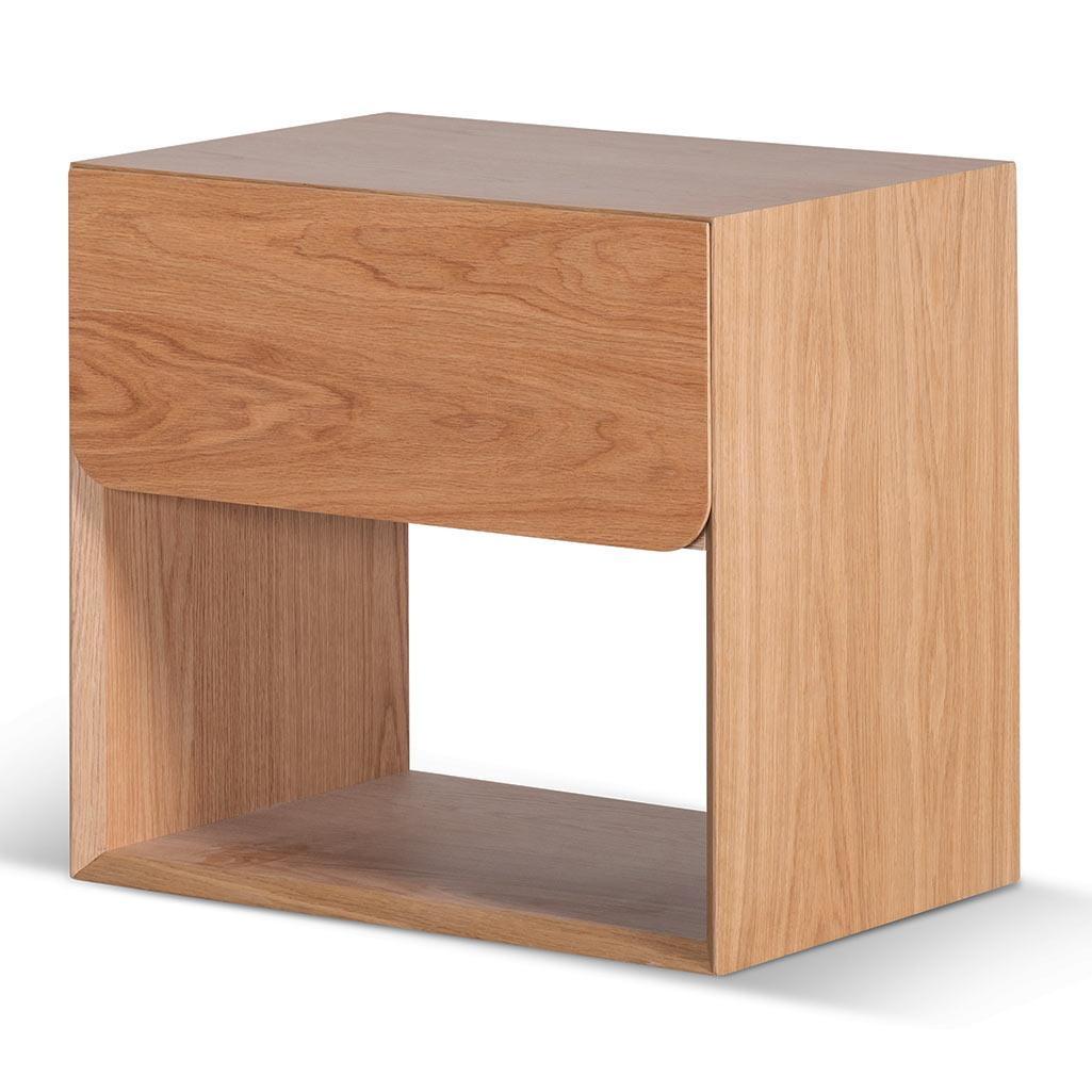 CST6715-CN Oak Bedside Table - Natural - Furniture Castle