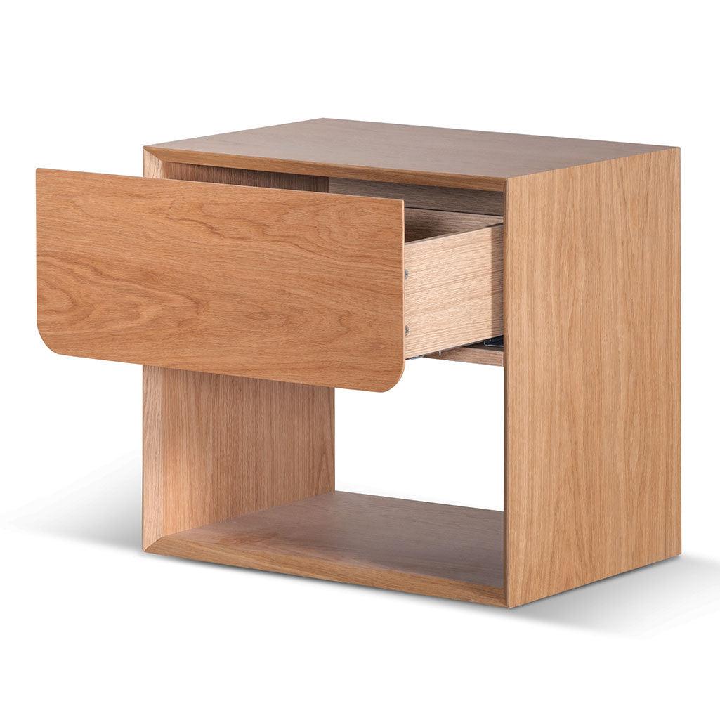 CST6715-CN Oak Bedside Table - Natural - Furniture Castle