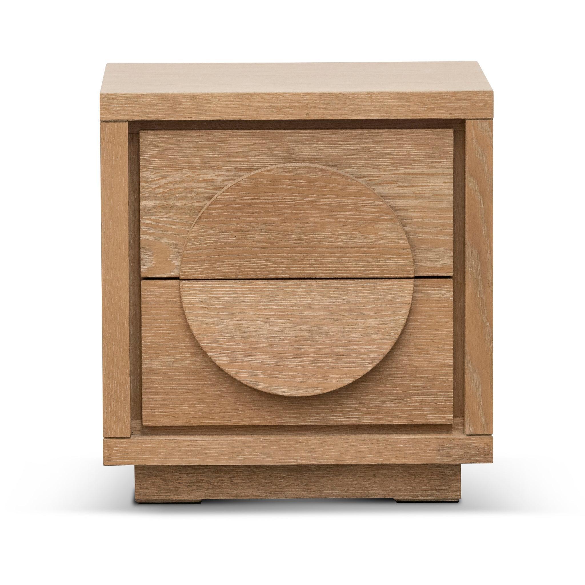 CST6804-VA Bedside Table - Dusty Oak - Furniture Castle
