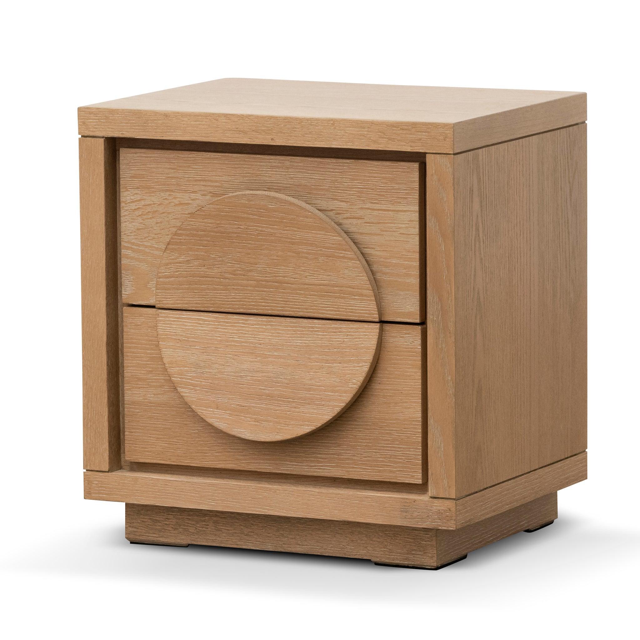 CST6804-VA Bedside Table - Dusty Oak - Furniture Castle