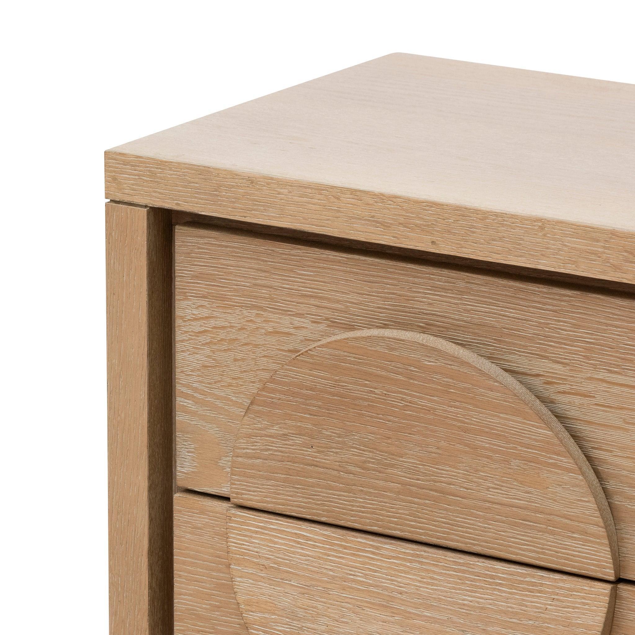 CST6804-VA Bedside Table - Dusty Oak - Furniture Castle