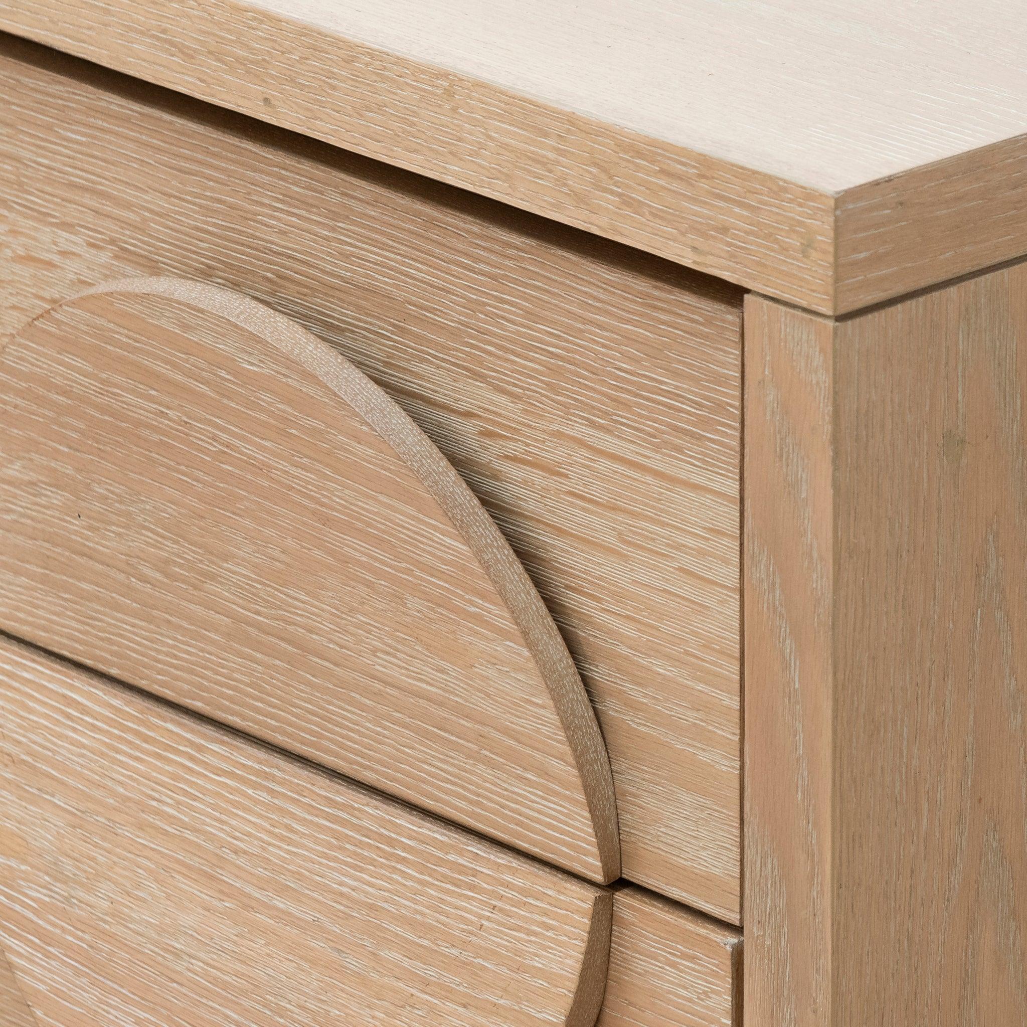 CST6804-VA Bedside Table - Dusty Oak - Furniture Castle