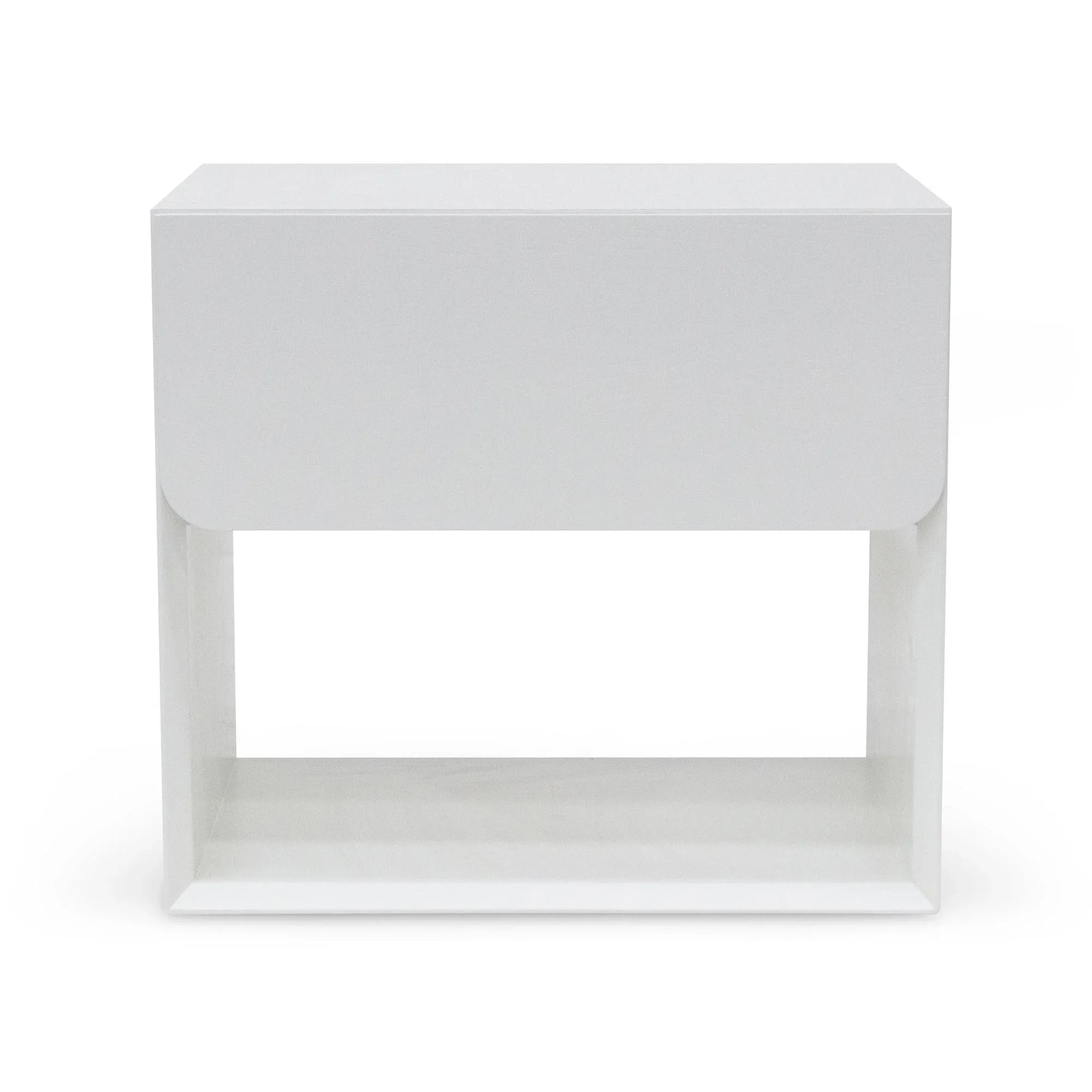 CST6911-CN Oak Bedside Table - White - Furniture Castle