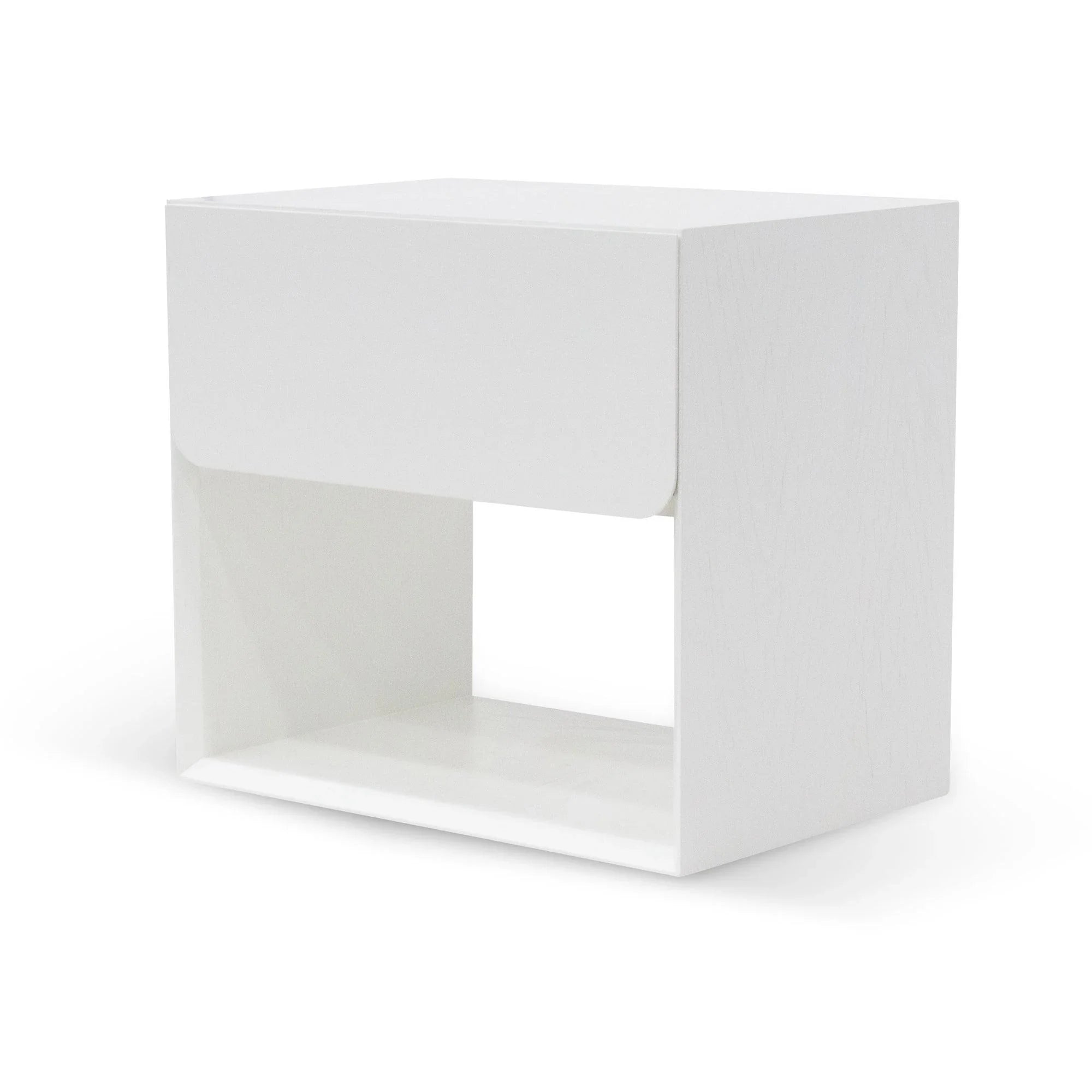 CST6911-CN Oak Bedside Table - White - Furniture Castle