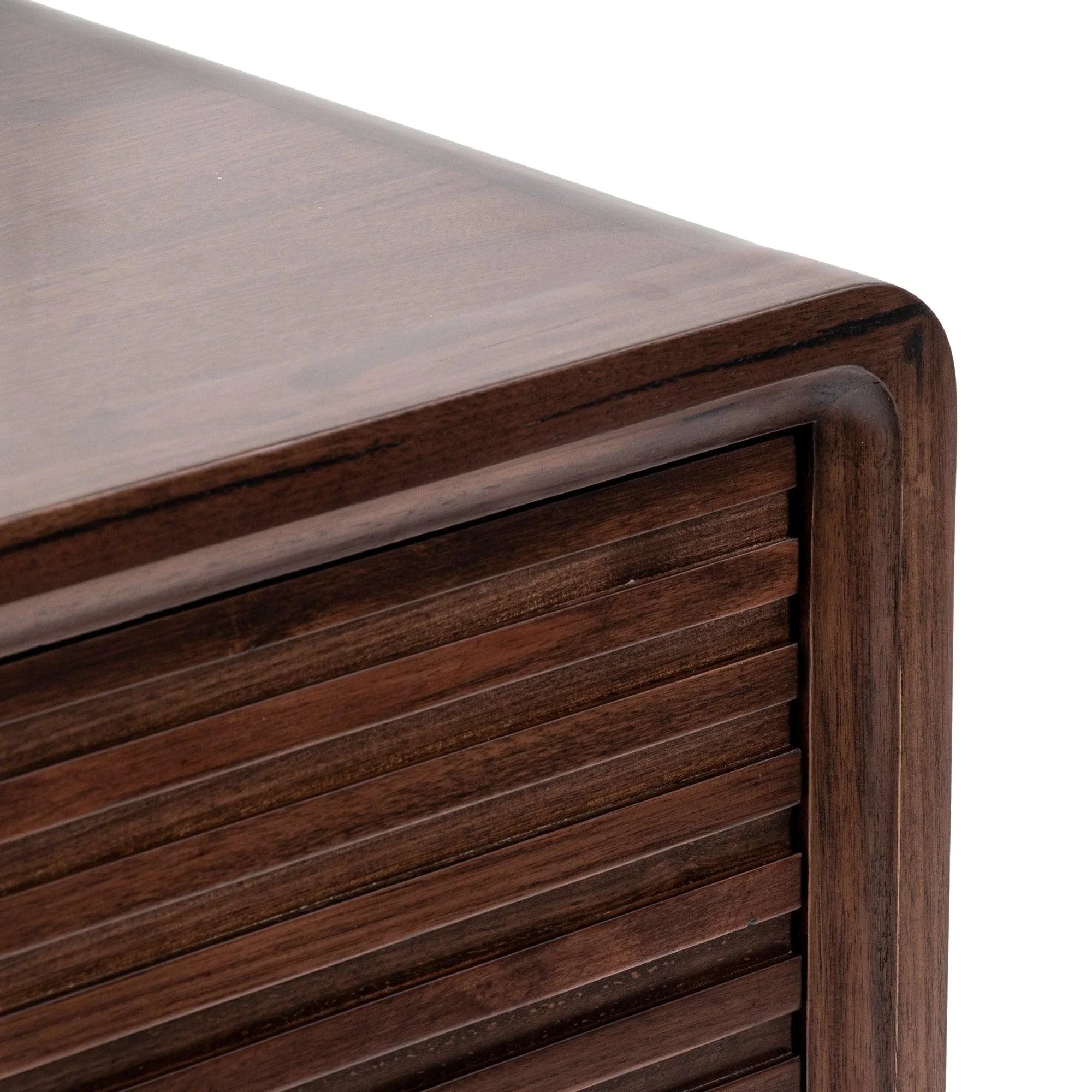 CST8041-AW Single Drawer Bedside Table - Walnut - Furniture Castle