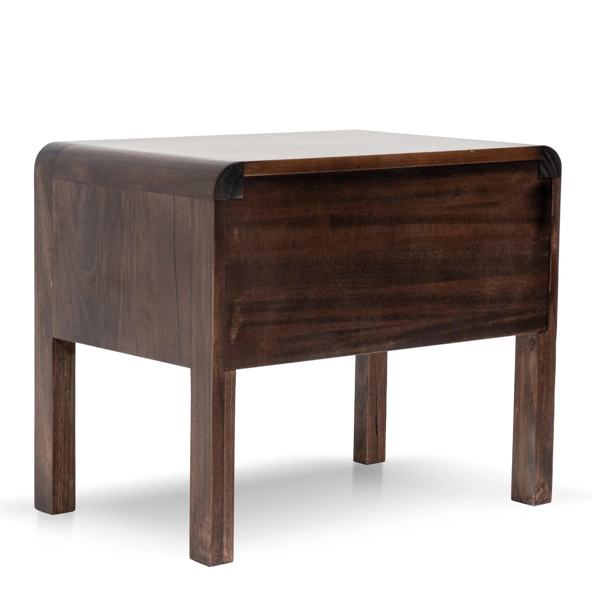 CST8041-AW Single Drawer Bedside Table - Walnut - Furniture Castle