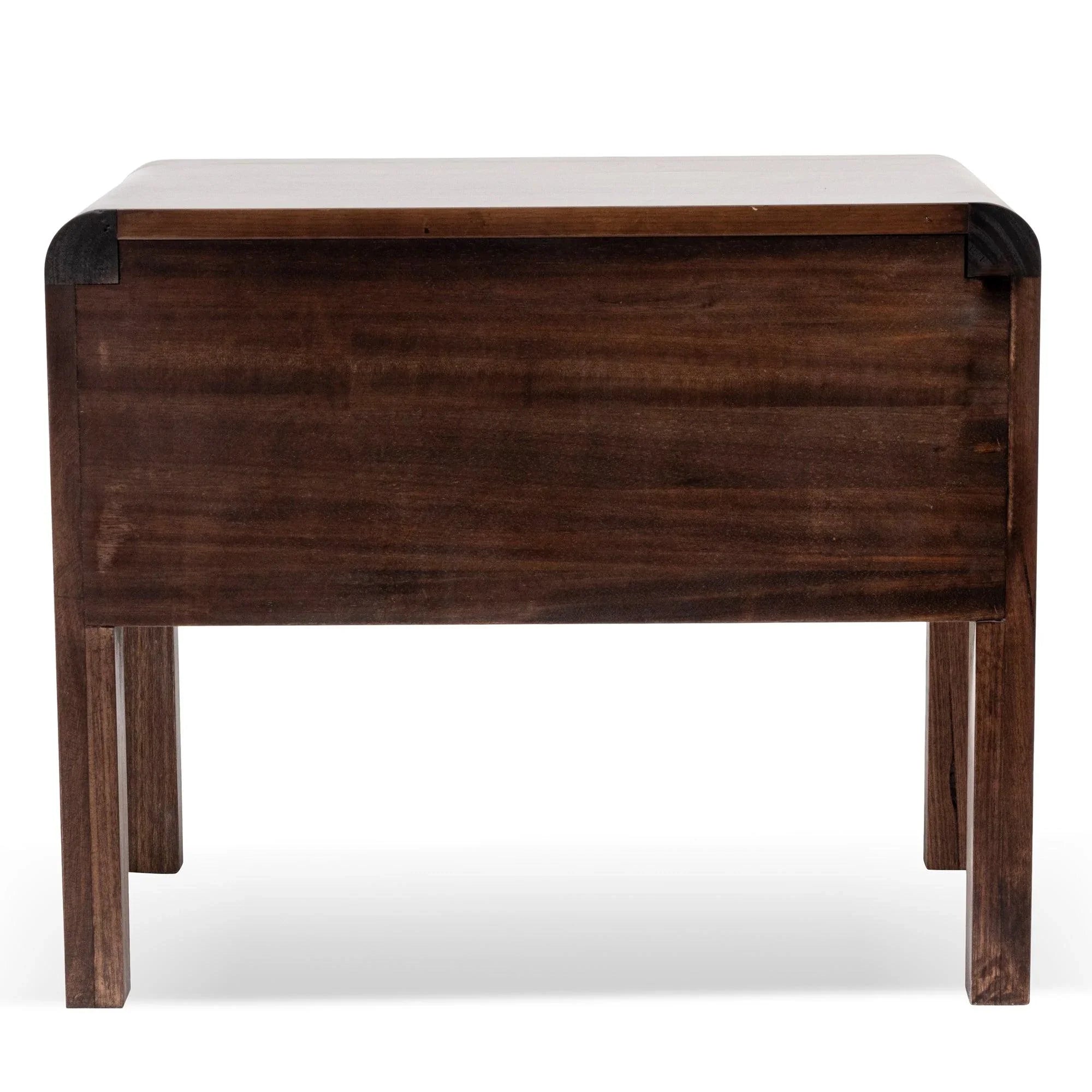 CST8041-AW Single Drawer Bedside Table - Walnut - Furniture Castle