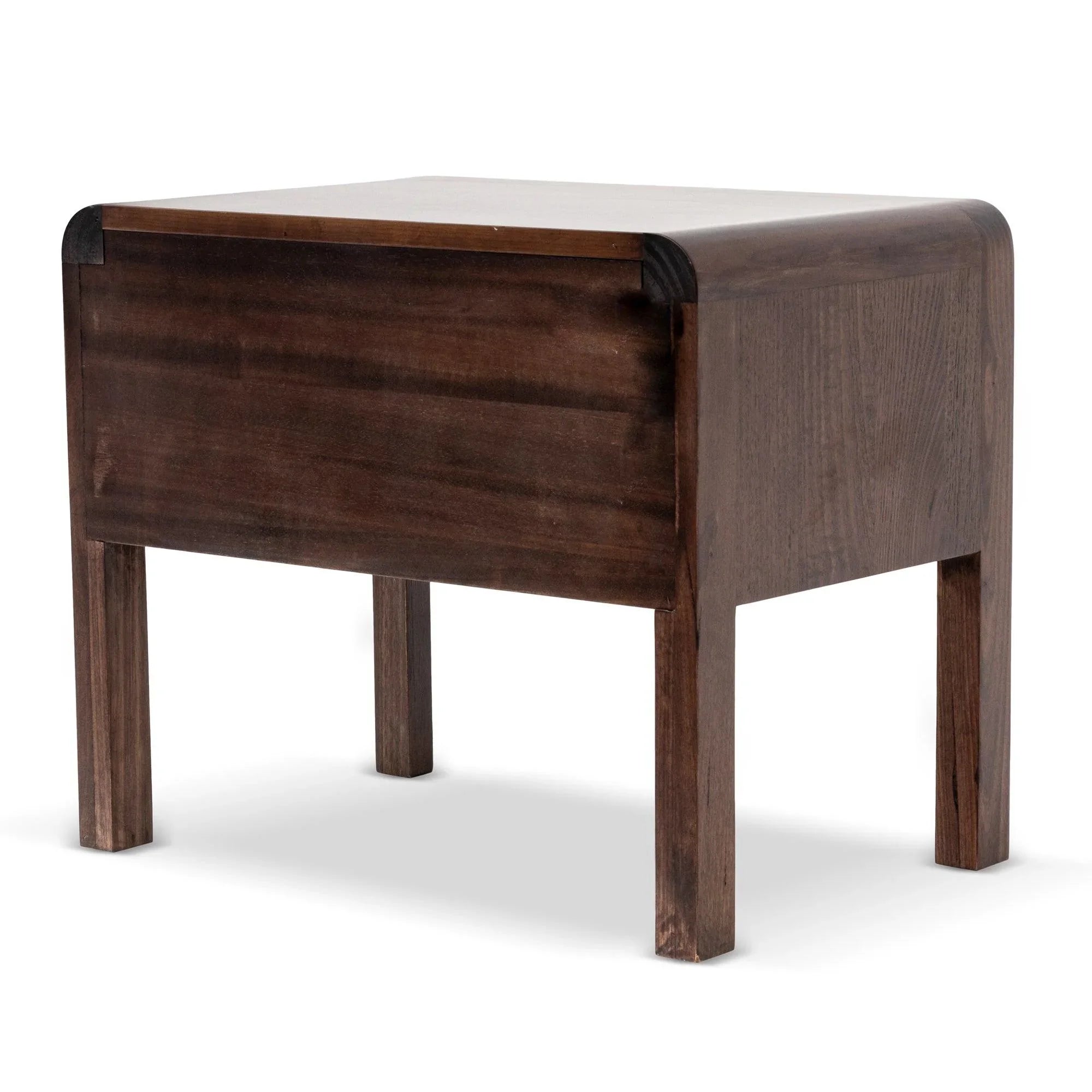 CST8041-AW Single Drawer Bedside Table - Walnut - Furniture Castle
