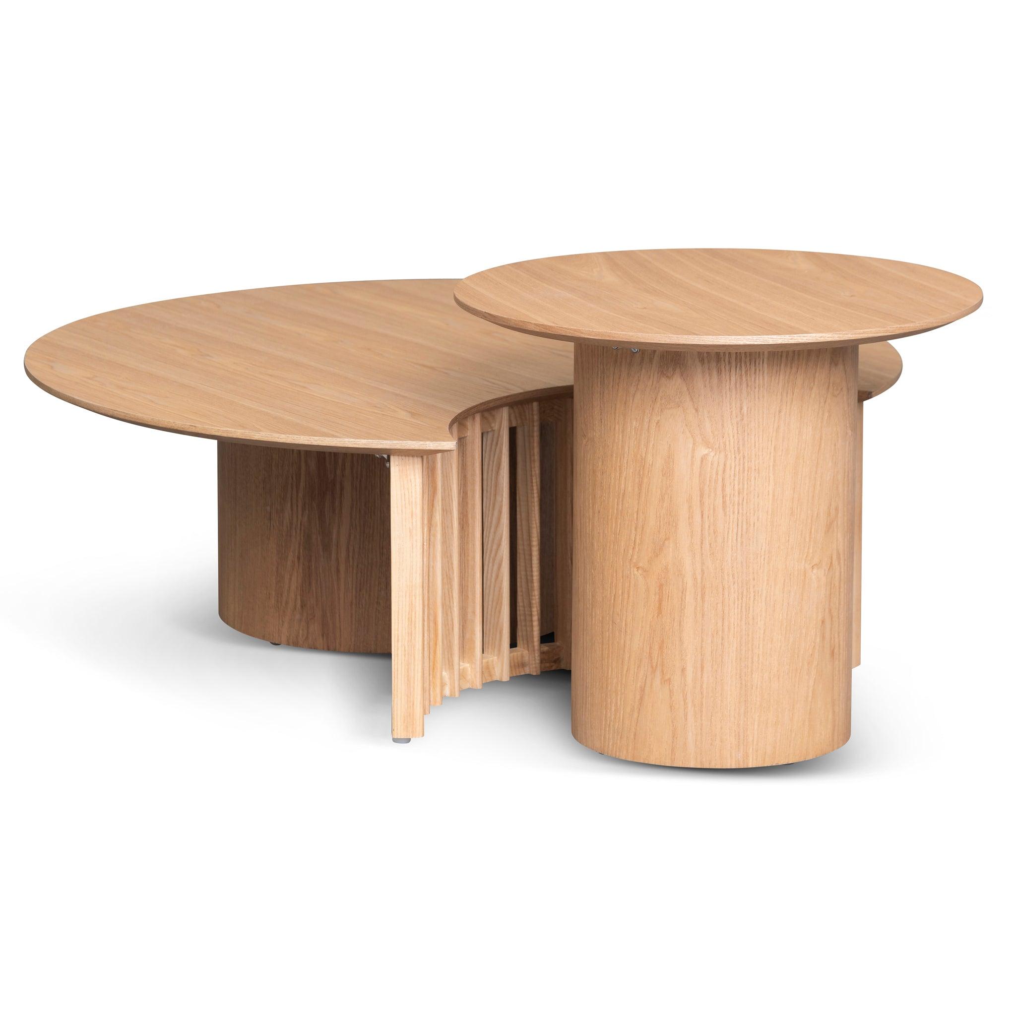 CST8134-DW Set Of Tables - Natural - Furniture Castle
