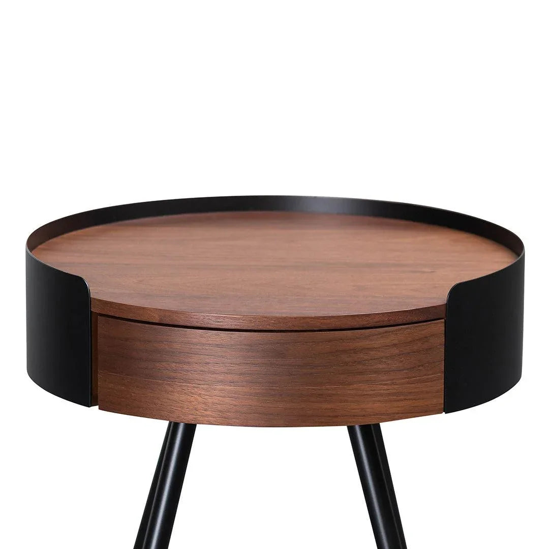 CST8217-IG Side Table - Walnut - Furniture Castle