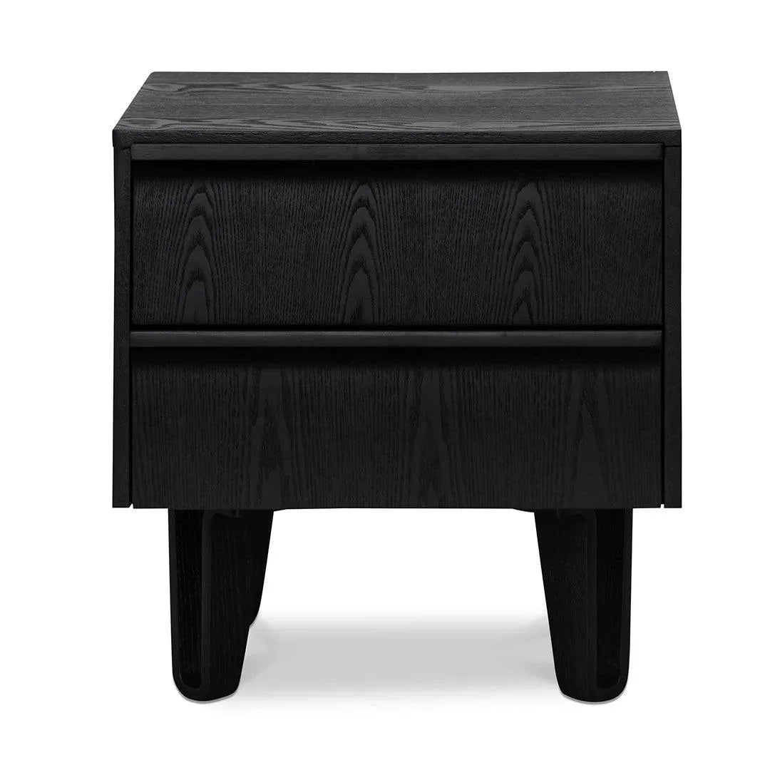 CST8244-DR Bedside Table - Full Black - Furniture Castle