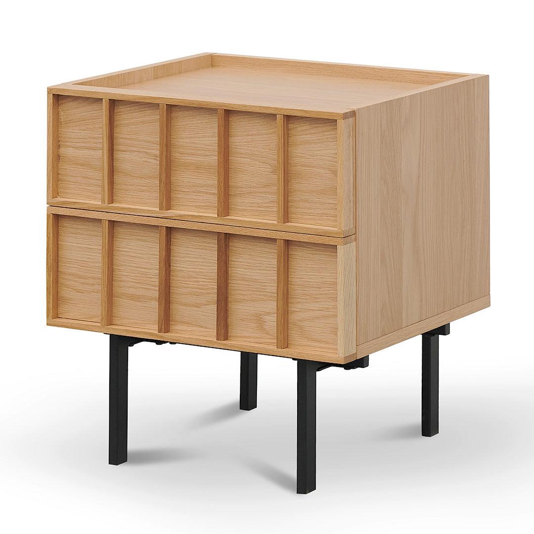 CST8449-KD Bedside Table - Natural - Furniture Castle
