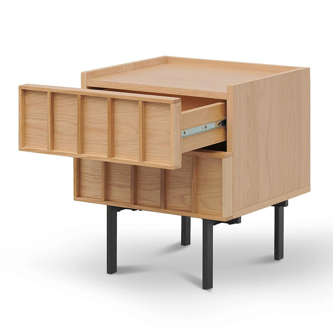 CST8449-KD Bedside Table - Natural - Furniture Castle