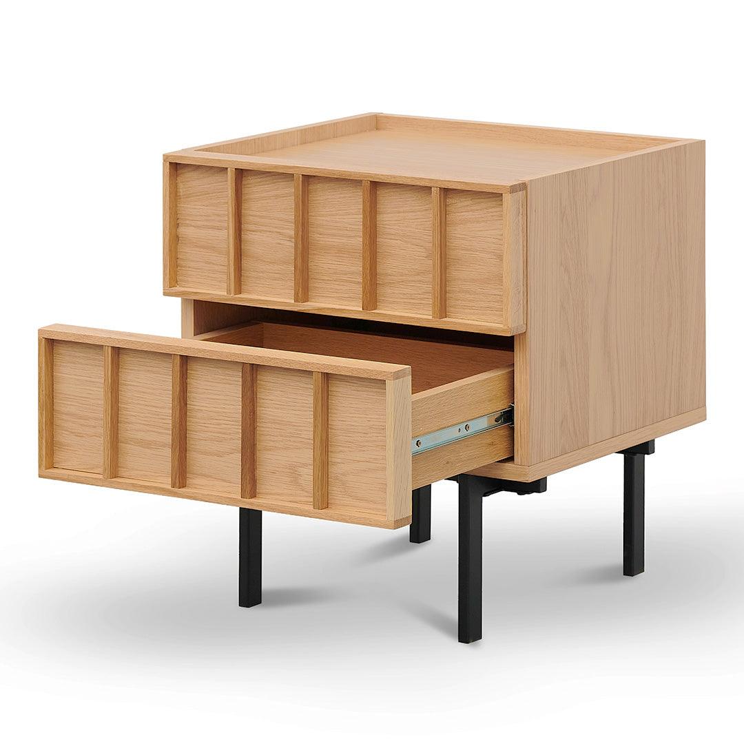CST8449-KD Bedside Table - Natural - Furniture Castle